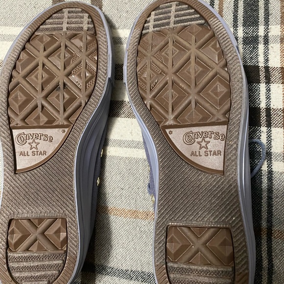 Converse All Star Low Top Gray with Gold Accents 8 - Picture 13 of 13